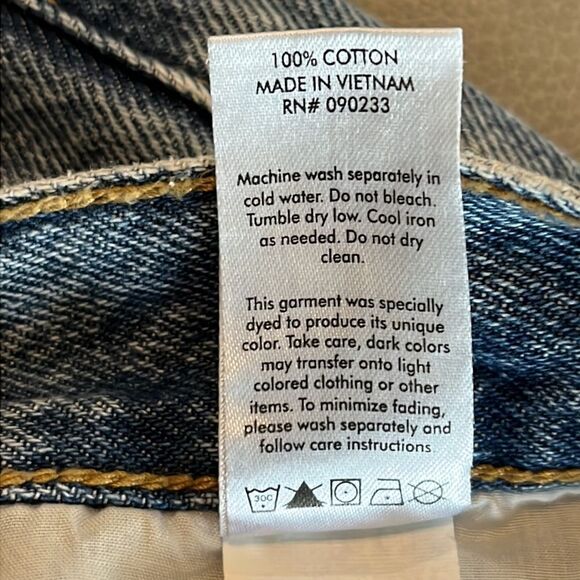 PacSun Eco Medium Blue Ripped Boyfriend Jeans Size 23 NWT - Picture 11 of 15